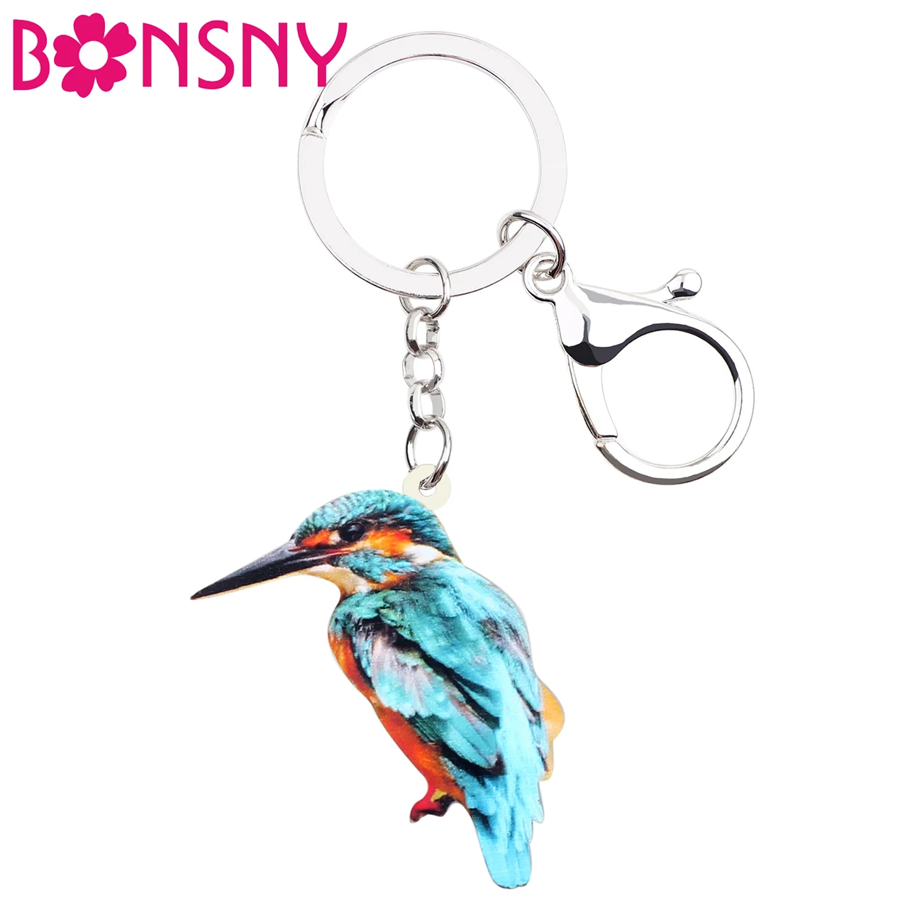 Bonsny Acrylic Kingfisher Bird Key Chain Keychains Ring Fashion Animal Holder Jewelry Gift For Women Girls Bag Car Charms Bijoux
Bonsny Acrylic Kingfisher Bird Key Chain Keychains Ring Fashion Animal Holder Jewelry Gift For Women Girls Bag Car Charms Bijoux