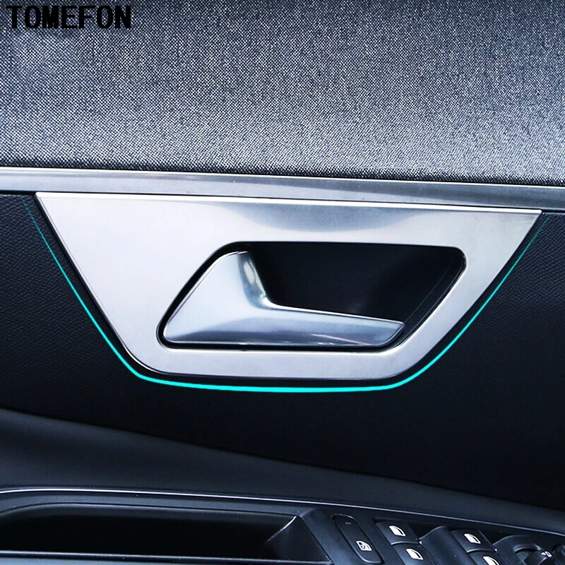 4 шт. внутренняя дверная ручка TOMEFON для Peugeot 3008 GT 3008GT 2016 2017|interior door frames|interior accessories |