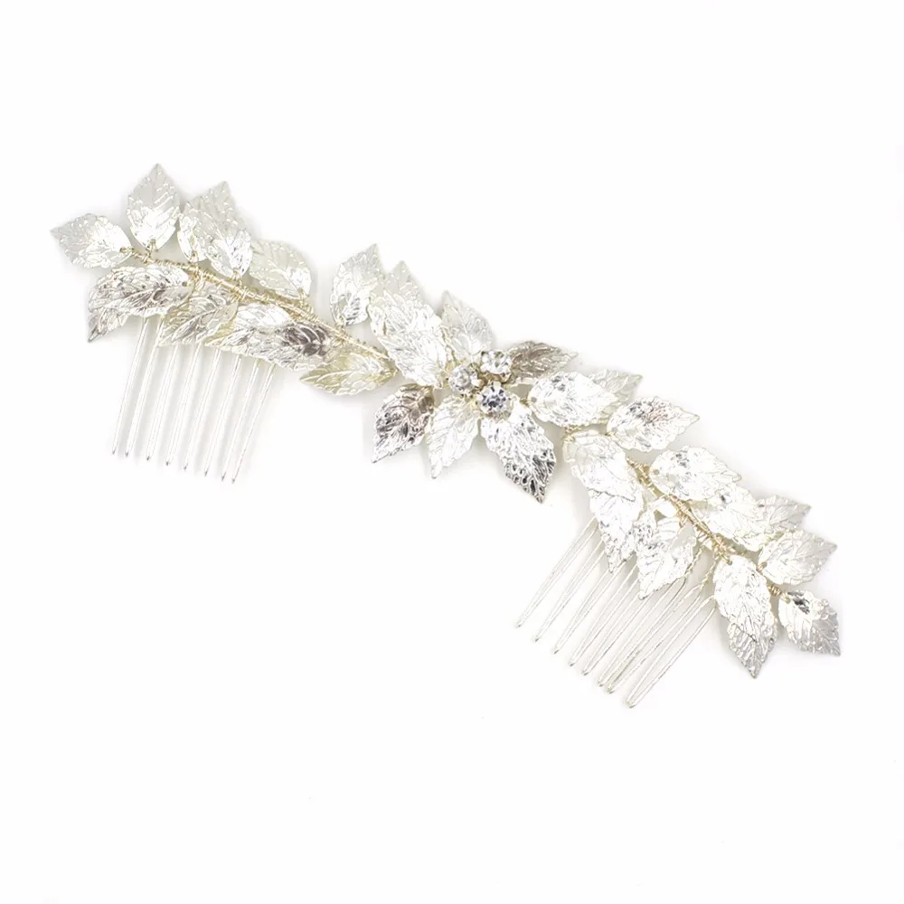 Gold Leaves Hair Comb Ladies Bride Hair Silver Leaf Combs Wedding Accessory Handmade Classic O845
Gold Leaves Hair Comb Ladies Bride Hair Silver Leaf Combs Wedding Accessory Handmade Classic O845