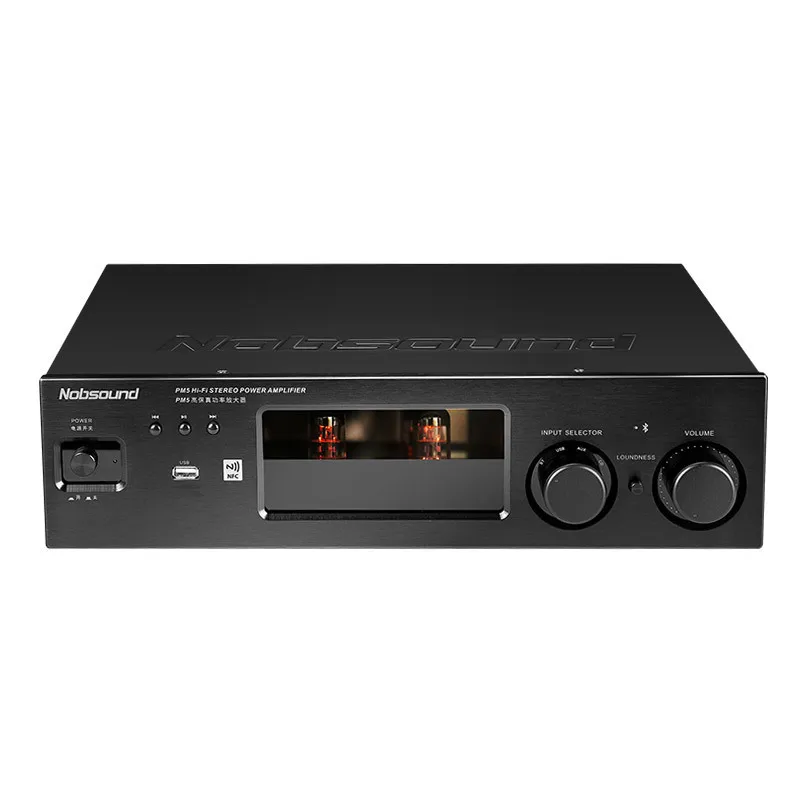 Nobsound PM5 Hi-Fi Stereo Power Amplifier NFC Wireless Bluetooth Amplifier Support USB CD DVD 120W + 120W Power Black
Nobsound PM5 Hi-Fi Stereo Power Amplifier NFC Wireless Bluetooth Amplifier Support USB CD DVD 120W + 120W Power Black