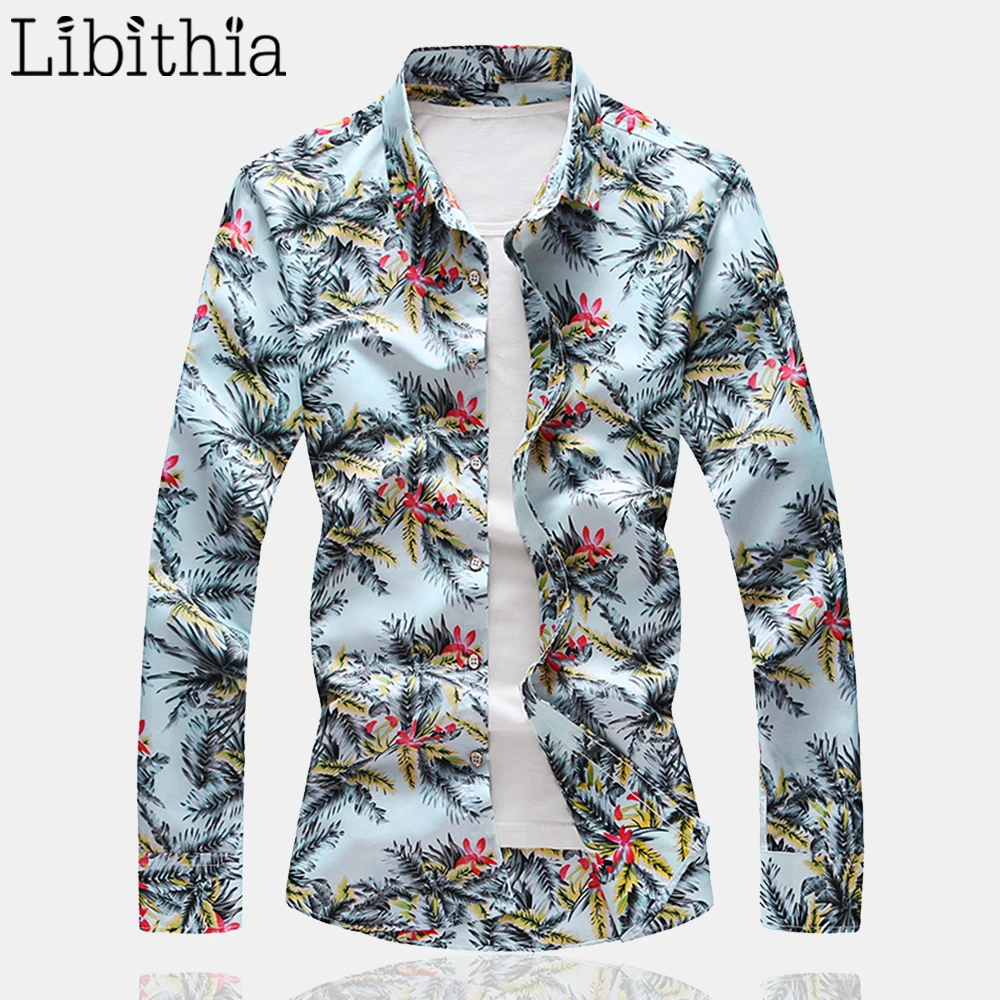 Libithia Men Floral Print Shirts Long Sleeve Big Size M-7XL Autumn 2019 New Clothes Male A75
Libithia Men Floral Print Shirts Long Sleeve Big Size M-7XL Autumn 2019 New Clothes Male A75