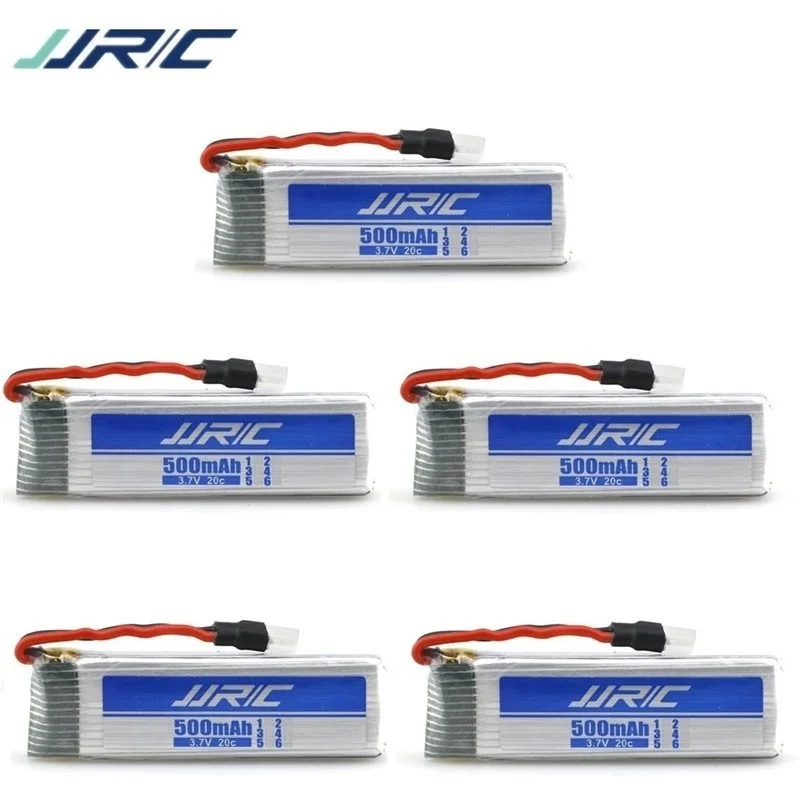 

3.7V 500mAh li-po Battery for JJRC H37 V966 V977 T37 X20 U815A U818 RC Quacopter Spare Parts Accessories 721855 1pcs 2pcs 5pcs