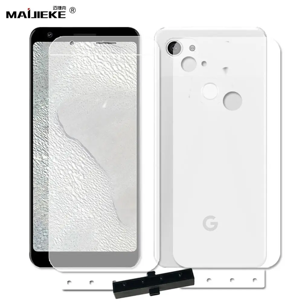 2PCS Soft HD Front & Back Hydrogel Film For GOOGLE Pixel 3A XL Full Coverage Nano-coated Screen Protector Film with install tool
2PCS Soft HD Front & Back Hydrogel Film For GOOGLE Pixel 3A XL Full Coverage Nano-coated Screen Protector Film with install tool