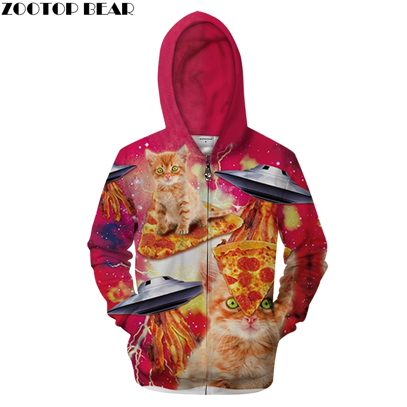 Brand 3D Pizza Cat Zipper Hoodies Fashion Zip Hoodie Men Women Sweatshirt Fashion Tracksuit Unisex Jackets Male Coat ZOOTOP BEAR
Brand 3D Pizza Cat Zipper Hoodies Fashion Zip Hoodie Men Women Sweatshirt Fashion Tracksuit Unisex Jackets Male Coat ZOOTOP BEAR