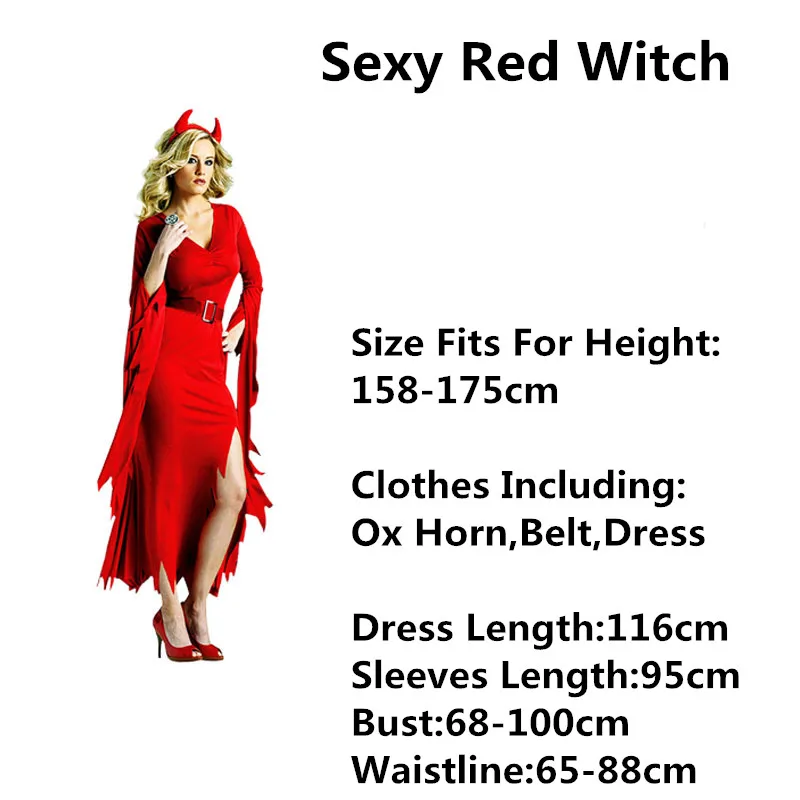 Sexy Women Lady Red Devil Witch Cosplay Costume Adults Performance Costumes Party Dress Up Decoration Purim Halloween
Sexy Women Lady Red Devil Witch Cosplay Costume Adults Performance Costumes Party Dress Up Decoration Purim Halloween