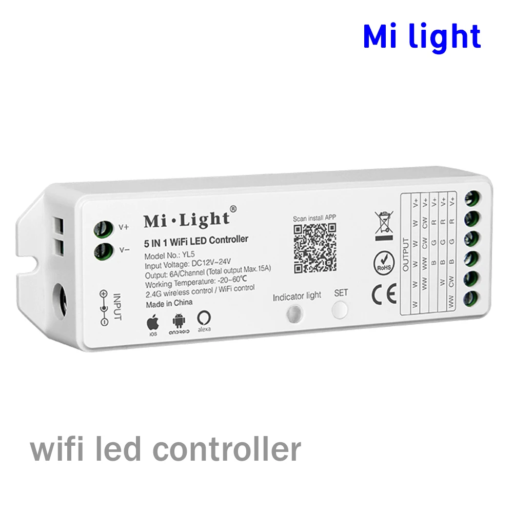 BSOD Led Controller Milight YL5 wifi Controller Wireless 2.4GHz Compatible Alexa Voice Control Smartphone app control Led Strip
BSOD Led Controller Milight YL5 wifi Controller Wireless 2.4GHz Compatible Alexa Voice Control Smartphone app control Led Strip
