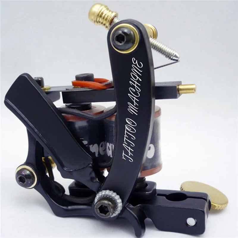 Professional Tattoo Machine 10 Wraps coil Stainless Steel Top Tattoo Machine Gun for Liner Shader Tattoo Body Art Supply TM-7214
Professional Tattoo Machine 10 Wraps coil Stainless Steel Top Tattoo Machine Gun for Liner Shader Tattoo Body Art Supply TM-7214