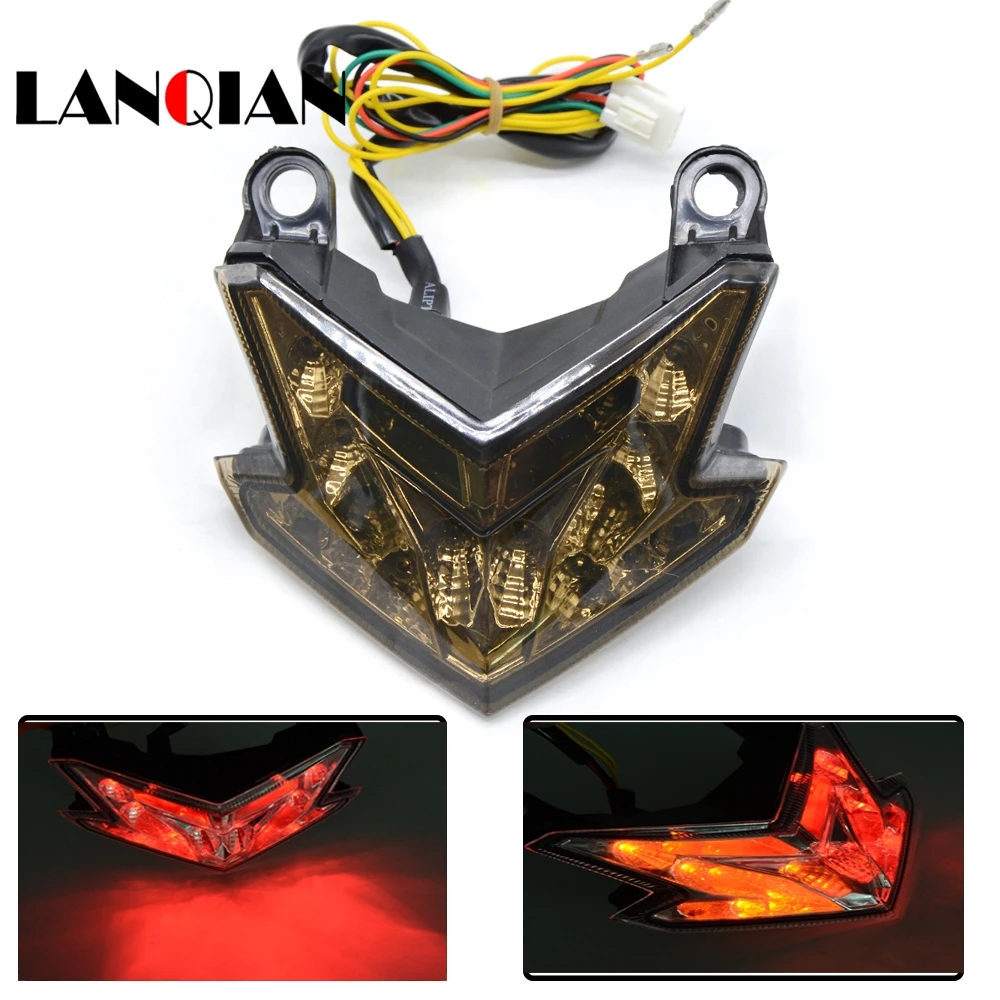 2014 169v Motorcycle LED Tail Light Integrated Brake Turn Signals Light for kawasaki zx-6r /zx636 /z800 2013-2014
2014 169v Motorcycle LED Tail Light Integrated Brake Turn Signals Light for kawasaki zx-6r /zx636 /z800 2013-2014