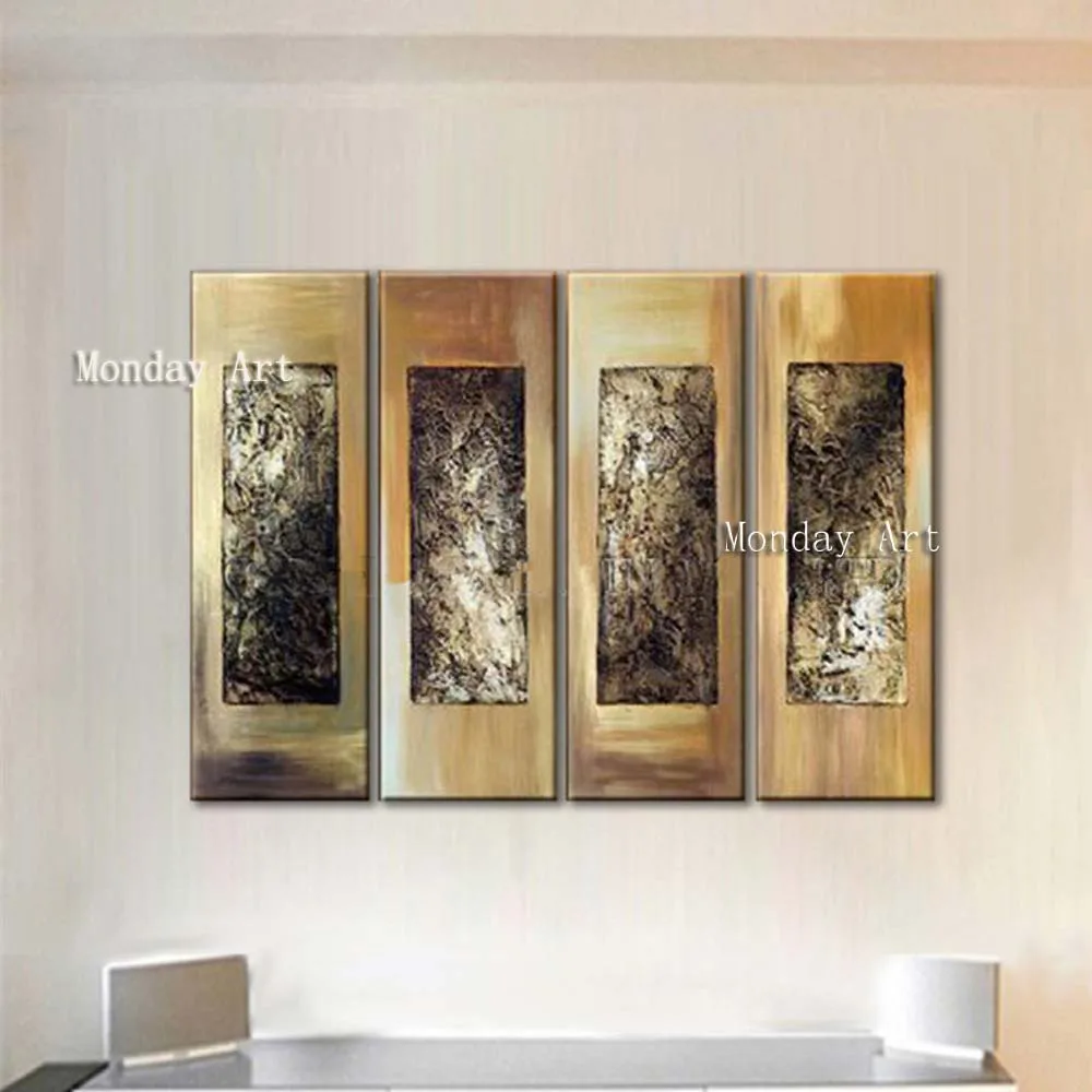Top Artist High Quality Handmade Abstract Gold and Brown Colors Oil Painting on Canvas Abstract Art Picture for Home decoration
Top Artist High Quality Handmade Abstract Gold and Brown Colors Oil Painting on Canvas Abstract Art Picture for Home decoration