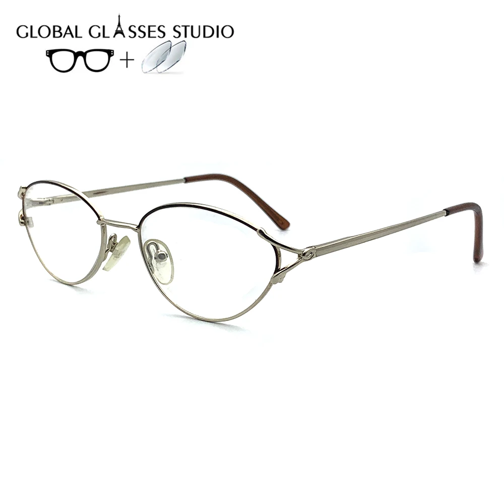 A877 Women Metal Glasses Frame Eyewear Eyeglasses Reading Myopia Prescription Lens 1.56 Index
A877 Women Metal Glasses Frame Eyewear Eyeglasses Reading Myopia Prescription Lens 1.56 Index