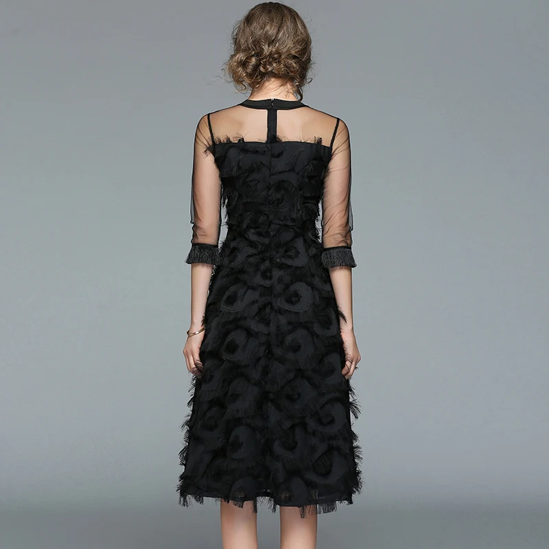 2018 summer women sexy mesh black dress fashion hollow out dresses tassel casual slim bodycon vintage party vestidos
2018 summer women sexy mesh black dress fashion hollow out dresses tassel casual slim bodycon vintage party vestidos