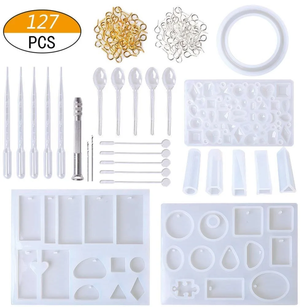 1 Set Silicone UV Resin Mold Mix Stick Dropper Clasp Jewelry Tools Casting DIY Making Necklace Accessories Molds Epoxy Resin
1 Set Silicone UV Resin Mold Mix Stick Dropper Clasp Jewelry Tools Casting DIY Making Necklace Accessories Molds Epoxy Resin