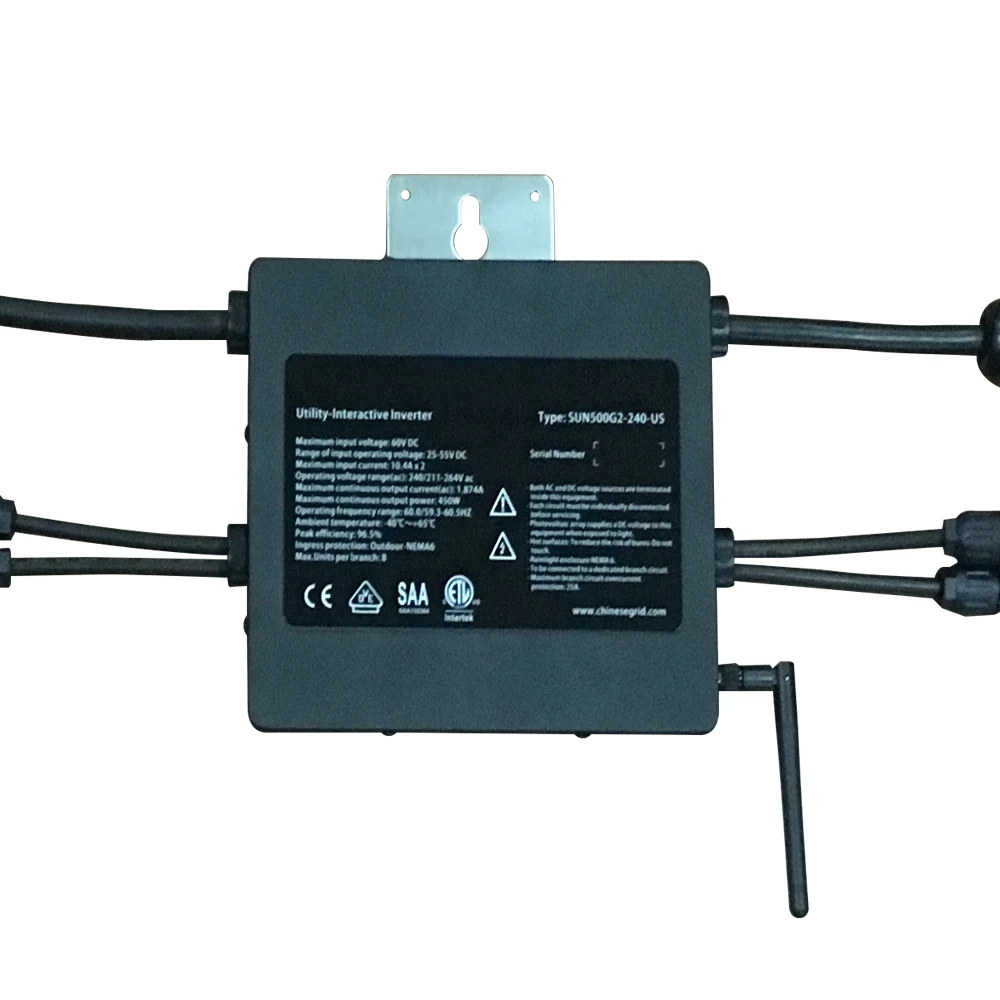 2-го поколения 600W микро Солнечный Grid-Tie инвертор 20-55V dc индивидуальный MPPT для каждого модуля с функцией связи
2-го поколения 600W микро Солнечный Grid-Tie инвертор 20-55V dc индивидуальный MPPT для каждого модуля с функцией связи