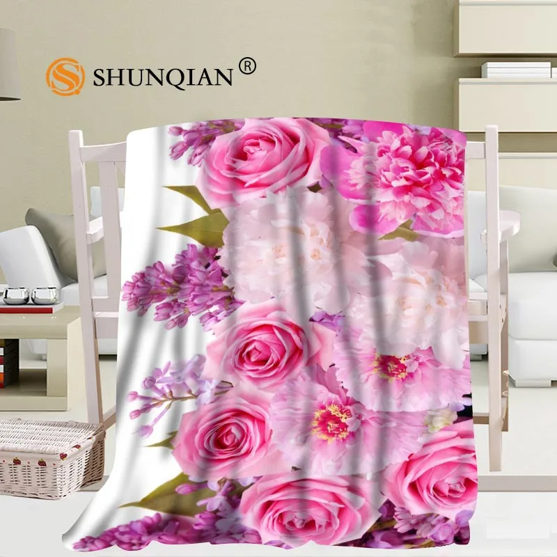 Custom Rose Blanket Office Sofa Blanket Portable Soft Blanket Bed Plane Travel Adult Home Blanket
Custom Rose Blanket Office Sofa Blanket Portable Soft Blanket Bed Plane Travel Adult Home Blanket