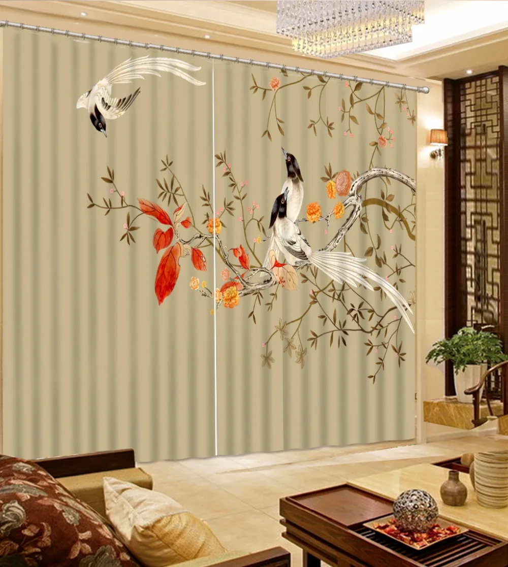 Window Curtain Drapes retro flowers and birds Curtain Bedroom The Living room Curtain Korean style 3D Curtains
Window Curtain Drapes retro flowers and birds Curtain Bedroom The Living room Curtain Korean style 3D Curtains
