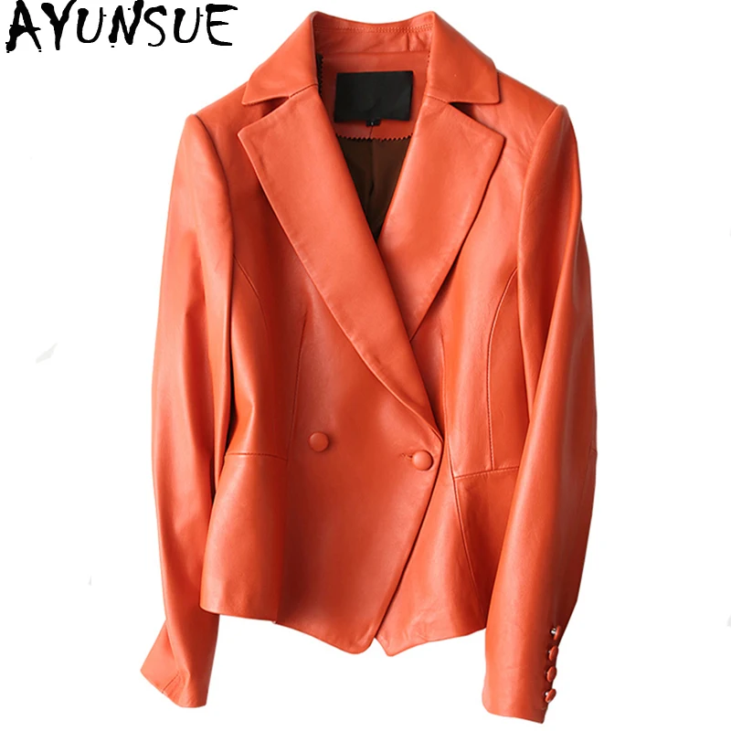 Real Genuine Leather Jacket Women Clothes 2020 Korean Sheepskin Coat Vintage Outwear Women Tops Spring Autumn OL Coats ZT2318
Real Genuine Leather Jacket Women Clothes 2020 Korean Sheepskin Coat Vintage Outwear Women Tops Spring Autumn OL Coats ZT2318