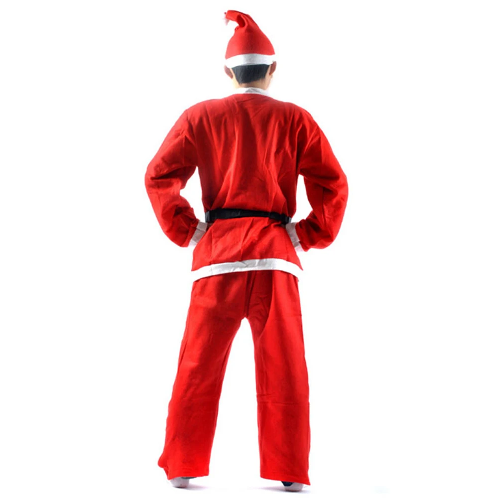 Reneecho 2018 недорогой Рождественский костюм для взрослых классический Санта Клауса
