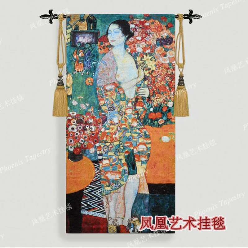 Klimt-Adele, знаменитая живопись, танцор, художественный гобелен 140*68 см, осенняя искусственная декоративная продукция, настенное украшение H127
Klimt-Adele, знаменитая живопись, танцор, художественный гобелен 140*68 см, осенняя искусственная декоративная продукция, настенное украшение H127