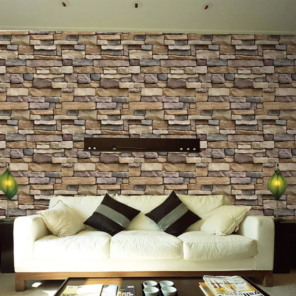 3D Stone Brick Wallpaper Removable PVC Wall Sticker Home Decor Art Wall Paper for Bedroom Living Room Background Decal
3D Stone Brick Wallpaper Removable PVC Wall Sticker Home Decor Art Wall Paper for Bedroom Living Room Background Decal