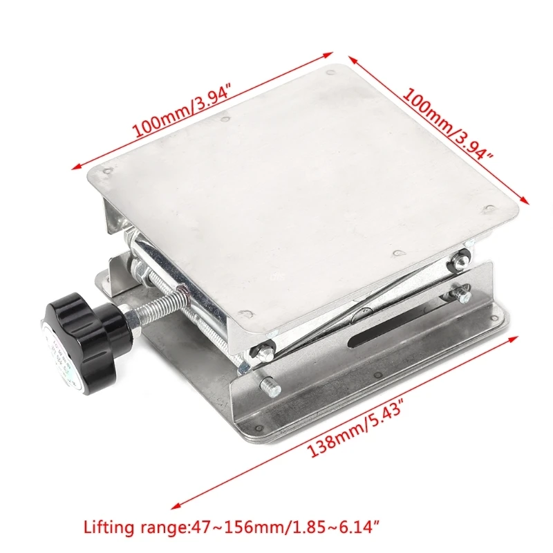 4x4" Scientific Lab Jack Stainless Steel Lifting Platform Stand Rack Scissor Lifter LS'D Tool
4x4" Scientific Lab Jack Stainless Steel Lifting Platform Stand Rack Scissor Lifter LS'D Tool