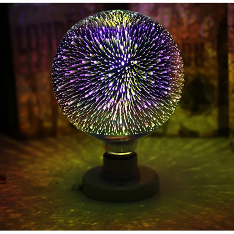 New 3D RGB Fireworks LED Lights Lampada SMD 2835 E27 LED Light Bulb luminaria 360 Degree Stage Lights Colorful Home Decoration
New 3D RGB Fireworks LED Lights Lampada SMD 2835 E27 LED Light Bulb luminaria 360 Degree Stage Lights Colorful Home Decoration