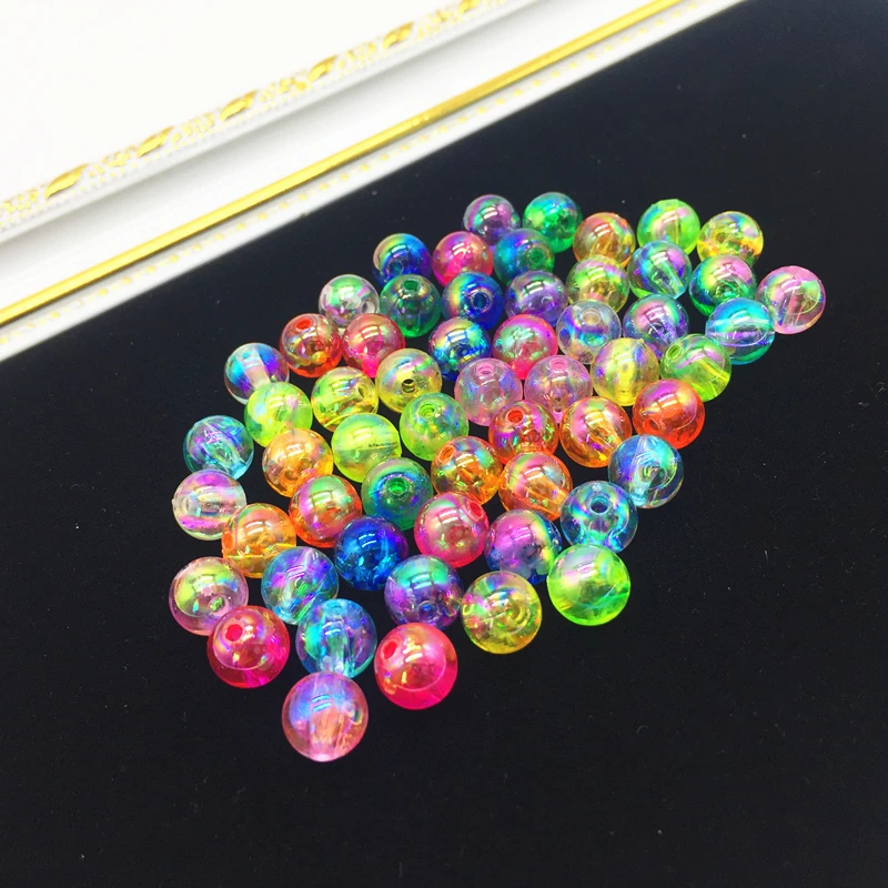 8mm 50pcs AB Round Spacer Loose Beads DIY Jewelry Making Necklace Bracelet Earring Accessories
8mm 50pcs AB Round Spacer Loose Beads DIY Jewelry Making Necklace Bracelet Earring Accessories