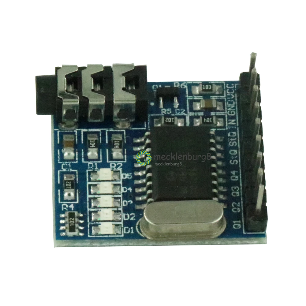 MT8870 DTMF Voice Decoding Module Phone Module Speech Decoding Voice Board Module LED Indicators With Pins
MT8870 DTMF Voice Decoding Module Phone Module Speech Decoding Voice Board Module LED Indicators With Pins
