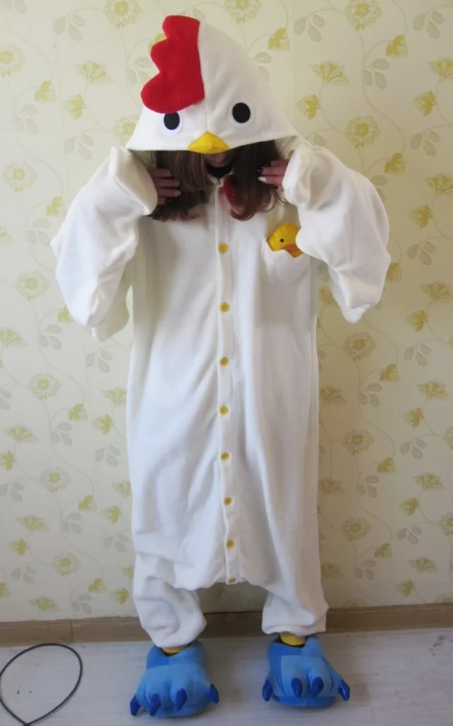 Free Shipping Cartoon White Chicken One Piece Animal Suits Pajamas Onesies Cosplay Costume Adult Pyjamas for Women Men Child
Free Shipping Cartoon White Chicken One Piece Animal Suits Pajamas Onesies Cosplay Costume Adult Pyjamas for Women Men Child