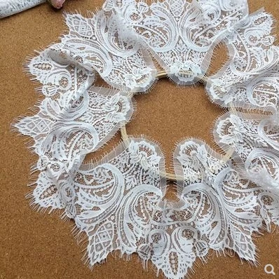 High Quality Wave Eyelash Lace DIY Home Curtain Bed Decoration Lace Clothing Wedding Accessories 3M/pack
High Quality Wave Eyelash Lace DIY Home Curtain Bed Decoration Lace Clothing Wedding Accessories 3M/pack