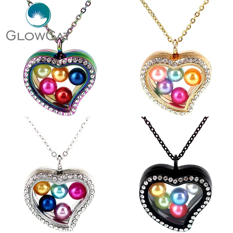 Heart Magnetic Living Memory 8mm Beads Locket Pearl Cage Floating Pendant With Rhinestone Necklace
Heart Magnetic Living Memory 8mm Beads Locket Pearl Cage Floating Pendant With Rhinestone Necklace