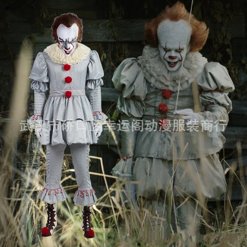Movie Pennywise Cosplay Costume Pennywise The Clown Costume Cosplay Adult Men Women Full Sets Halloween Party Costume
Movie Pennywise Cosplay Costume Pennywise The Clown Costume Cosplay Adult Men Women Full Sets Halloween Party Costume