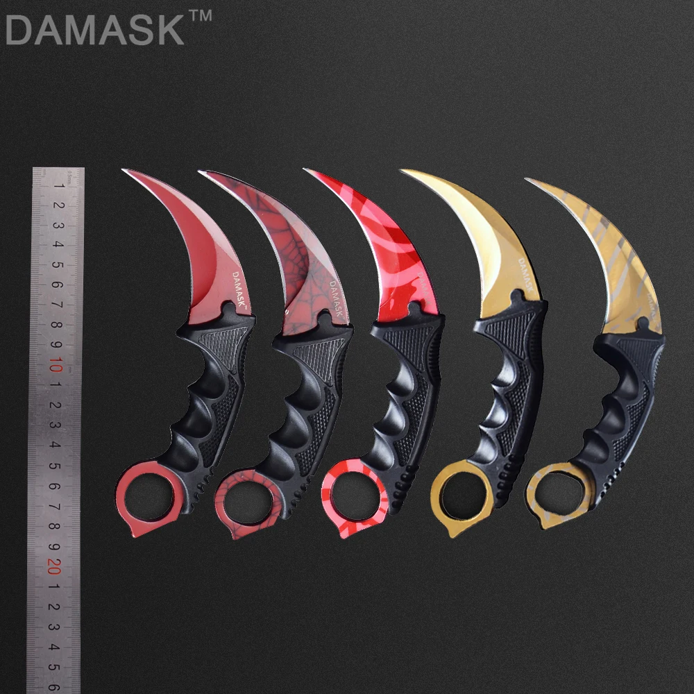 Тактический боевой нож Karambit для шеи Damask бренд высокого качества выживания Охота