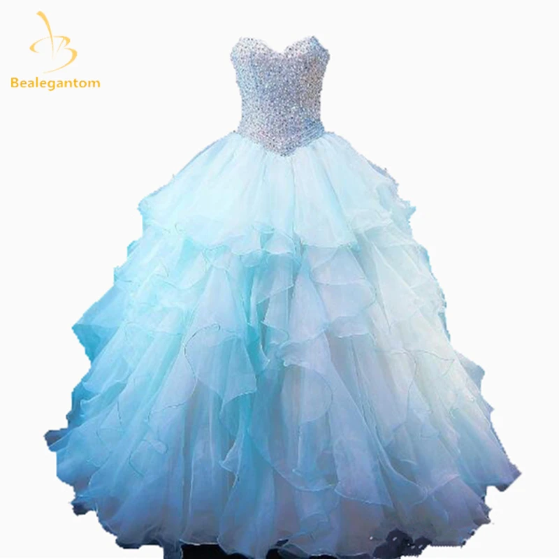Bealegantom Organza Sweetheart Quinceanera Dresses 2019 Ball Gown Beaded Sweet 16 Dress Debutante Vestidos De 15 Anos QA1181
Bealegantom Organza Sweetheart Quinceanera Dresses 2019 Ball Gown Beaded Sweet 16 Dress Debutante Vestidos De 15 Anos QA1181