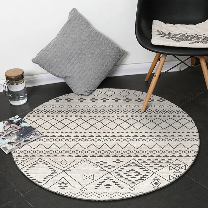 INS Nordic Retro Ethnic Mandala Round Mat Matting Nordic Printed Round Carpet For Livingroom Kids Room Large Area Rug
INS Nordic Retro Ethnic Mandala Round Mat Matting Nordic Printed Round Carpet For Livingroom Kids Room Large Area Rug