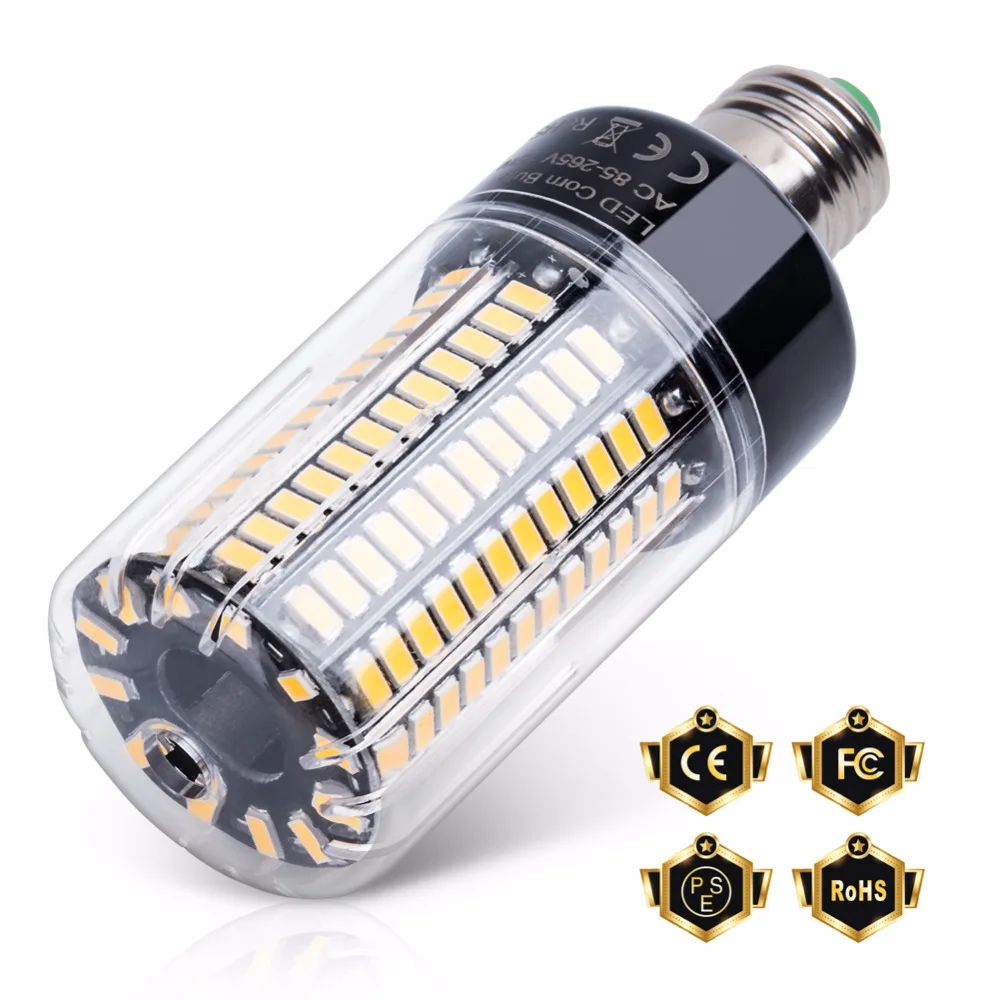 

Led E14 Corn Bulb E27 Led Lamp 220V SMD 5736 Smart IC Light Candle Bulb 110V Lampada Led 3.5W 5W 7W 9W 12W 15W 20W No Flicker