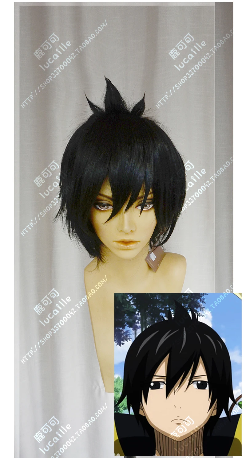 Аниме Fairy Tail Zeref Dragneel косплей парики короткие черные пушистые термостойкие синтетические волосы парик + парик Кепка
Аниме Fairy Tail Zeref Dragneel косплей парики короткие черные пушистые термостойкие синтетические волосы парик + парик Кепка