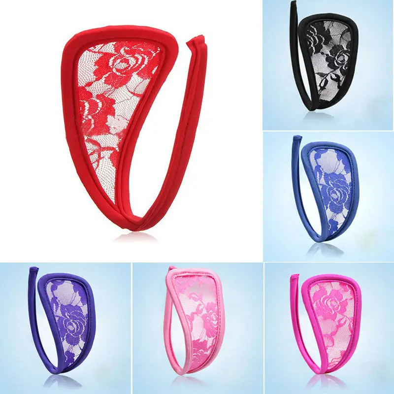 Сексуальные стринги C-String трусики кружевное цветочное Нижнее Белье Stealth женские C