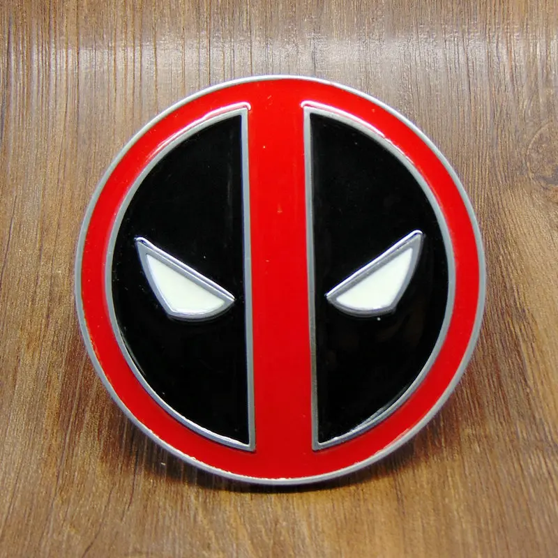 Ковбойская эмалированная пленка SuperheroMens Cool Deadpool, металлический круглый ремень на бедрах, пряжка на мужской ремень Hebillas Cinturon Fivela
Ковбойская эмалированная пленка SuperheroMens Cool Deadpool, металлический круглый ремень на бедрах, пряжка на мужской ремень Hebillas Cinturon Fivela