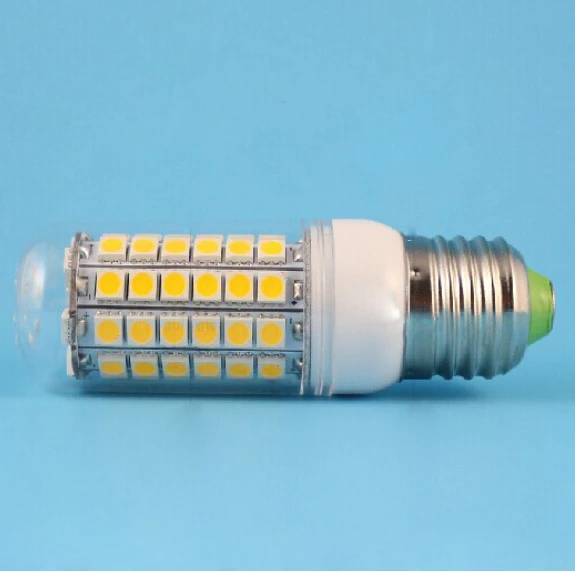 E27 E26 E14 GU10 G9 LED Light Corn Bulb 5050 SMD 15W 69 LEDs 1450LM With Cover 360 degree Maize Lamp Cool Warm White 85V-265V
E27 E26 E14 GU10 G9 LED Light Corn Bulb 5050 SMD 15W 69 LEDs 1450LM With Cover 360 degree Maize Lamp Cool Warm White 85V-265V