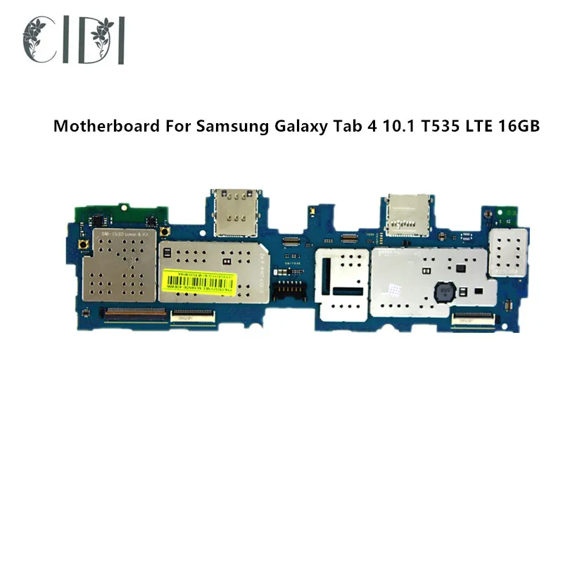 Оригинальная разблокированная материнская плата CIDI для Samsung Galaxy Tab 4 10 1 T535 LTE 16 Гб |