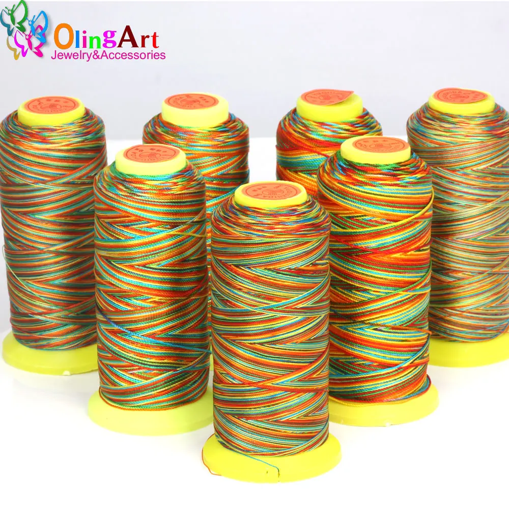 OlingArt Nylon Thread 2019 NEW 0.3/0.5/0.8/1.0MM 230m colorful options line/wire/rope Bracelet necklace diy jewelry making
OlingArt Nylon Thread 2019 NEW 0.3/0.5/0.8/1.0MM 230m colorful options line/wire/rope Bracelet necklace diy jewelry making