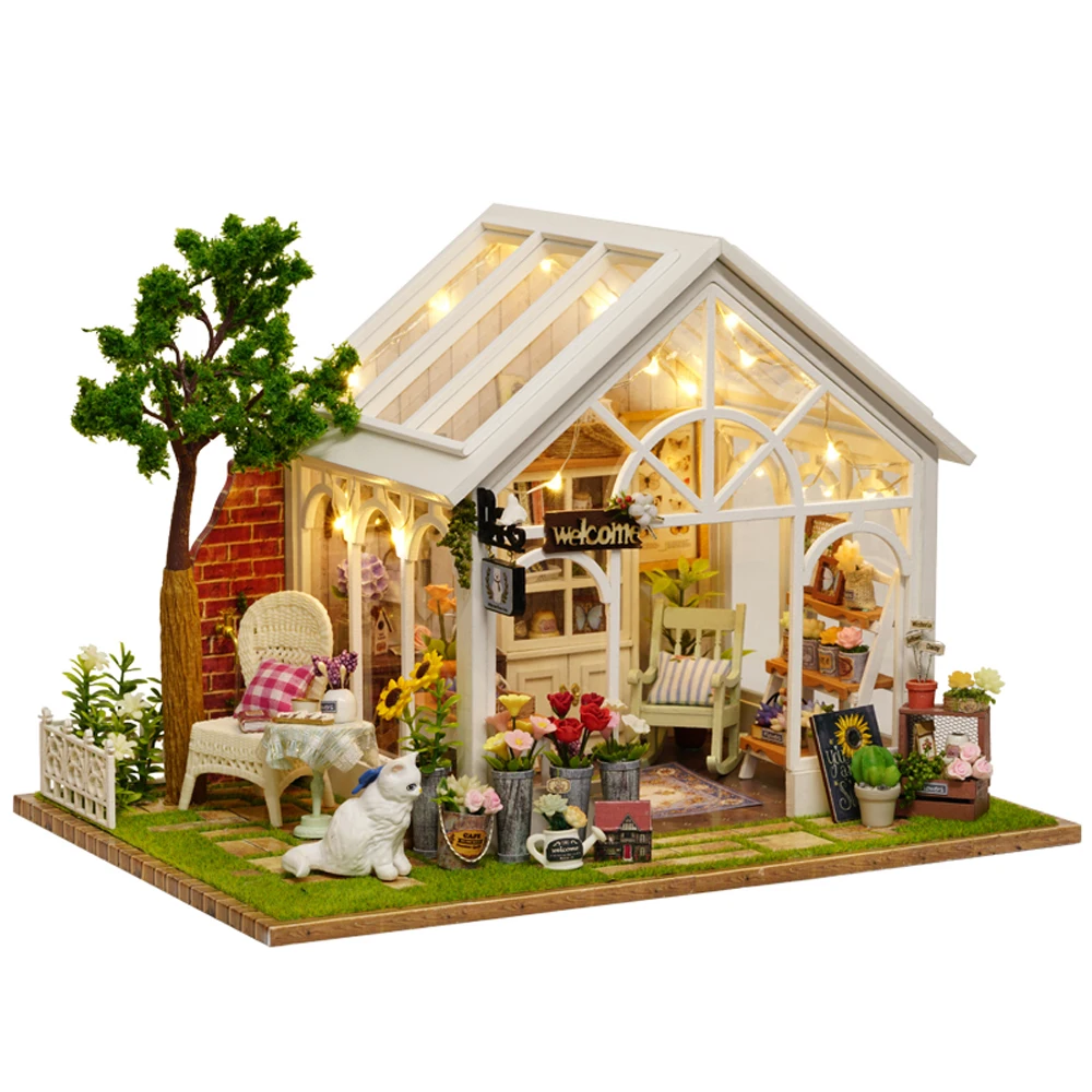 Деревянный кукольный домик для девочек милый | Игрушки и хобби