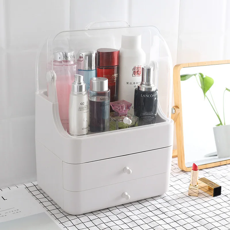 Creative Flip portable skin care storage box drawer integrated skin care products lipstick makeup With drawer type compartment
Creative Flip portable skin care storage box drawer integrated skin care products lipstick makeup With drawer type compartment