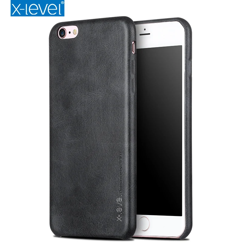 Чехол для iPhone 6s оригинальный винтажный чехол X Level роскошный из искусственной