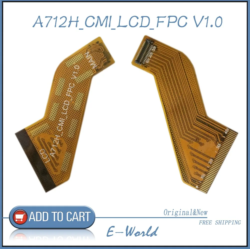 Original LCD screen Cable A712H_CMI_LCD_FPC V1.0 A712H_CMI_LCD A712H for Tablet PC Free Shipping
Original LCD screen Cable A712H_CMI_LCD_FPC V1.0 A712H_CMI_LCD A712H for Tablet PC Free Shipping