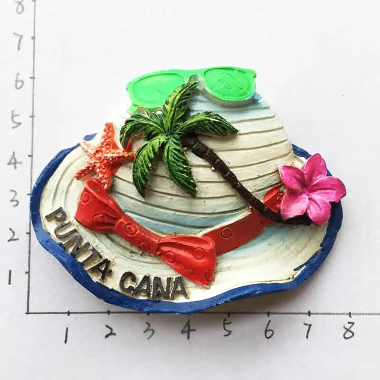 Dominica Punta Cana Tourism Memorial Fridge Magnet 3D Hat Shaped Fridge Magnet Sticker Travel Souvenir Decoration
Dominica Punta Cana Tourism Memorial Fridge Magnet 3D Hat Shaped Fridge Magnet Sticker Travel Souvenir Decoration
