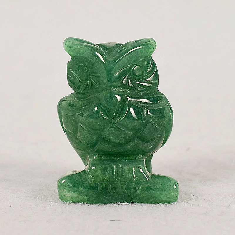 45-50mm 1pcs Natural quartz crystal green dongling jade carving owl statue handicraft. Animal statue
45-50mm 1pcs Natural quartz crystal green dongling jade carving owl statue handicraft. Animal statue
