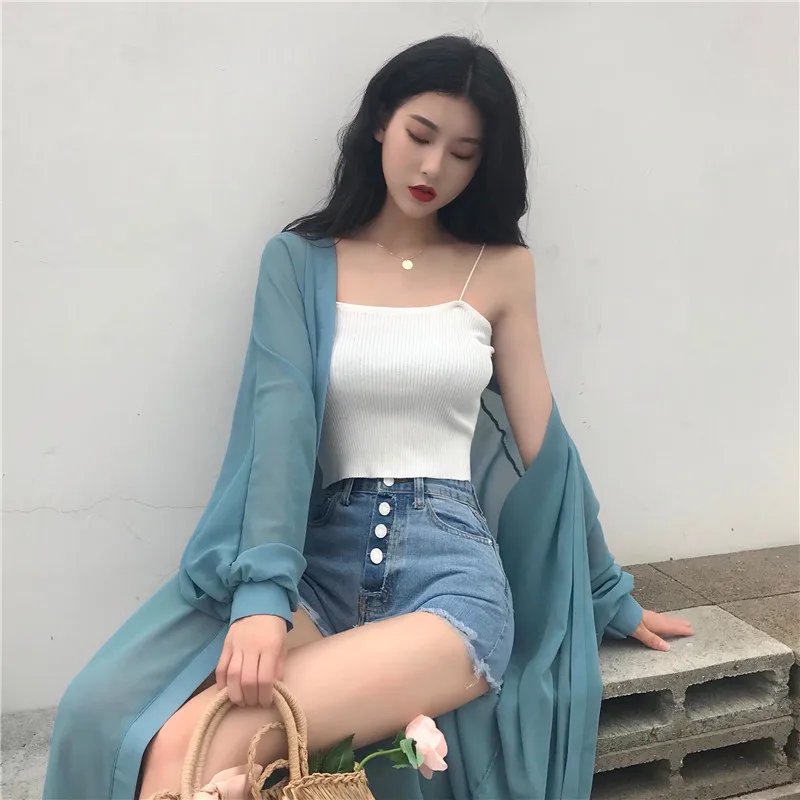 Комплект из двух предметов 2019 Весенняя женская одежда Корейский Винтаж рукав