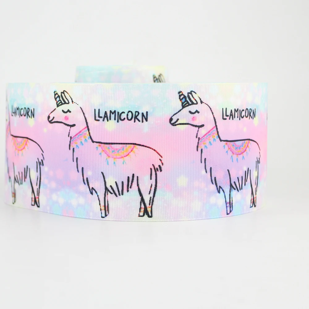 3" cute Llamas printed animal ribbon 75mm DIY cheer bow material handmade materials ribbons and diy bows fabric webbing 10 yard
3" cute Llamas printed animal ribbon 75mm DIY cheer bow material handmade materials ribbons and diy bows fabric webbing 10 yard