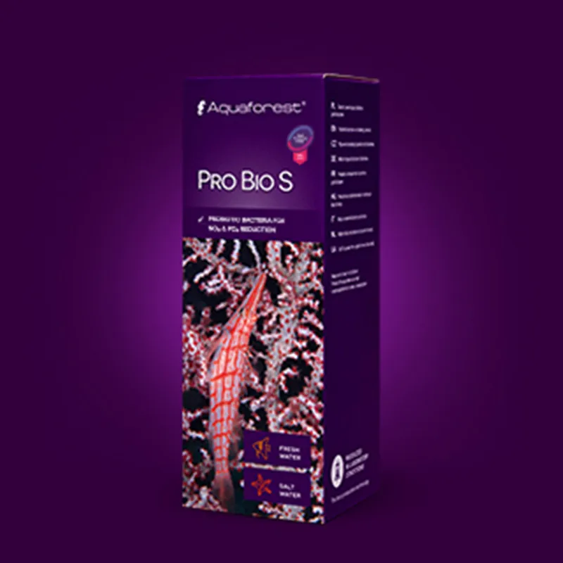 Aquaforest Pro Bio S Премиум пробиотики уменьшают коралловый цилиндр NO3 PO4 другие вредные